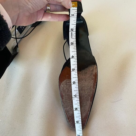 Women’s Stuart Weitzman Sateen Black Heels Size 7.5 - Picture 11 of 14